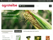Tablet Screenshot of agroteibe.com